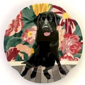 Anthropologie "Sweet Ruby" Dog Dessert Plate